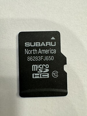 #ad Subaru 2016 2017 Forester WRX Crosstrek Navigation Memory SD Card 86283FJ650 $55.00