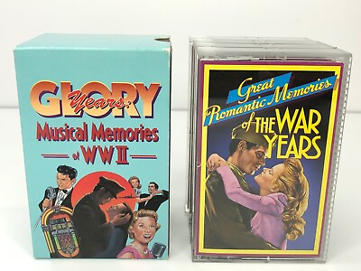 #ad 7 Readers Digest amp; RCA Cassette Tapes Collection Musical Memories War Years WWII C $14.95