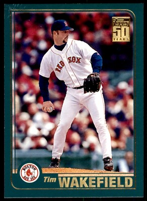 #ad 2001 TOPPS #701 TIM WAKEFIELD BOSTON RED SOX $1.00