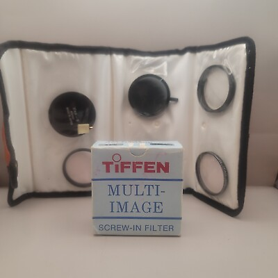 #ad Lot of 5 TIFFEN Light Filters w Case $18.00