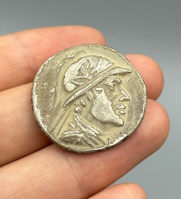 #ad Beautiful rare ancient Alexander Roman King unique coin Silver Coin $300.00