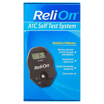 #ad ReliOn A1C Self Test System $31.24