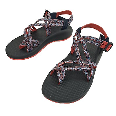 #ad Chaco Sandals Womens 8 Toe Loop ZX 2 Classic Aztec Motif Eclipse J106584 EUC $41.78