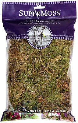 #ad 21504 Forest Dried Decorative Moss for Potted Plants 2 Ounces Natural Green $26.61