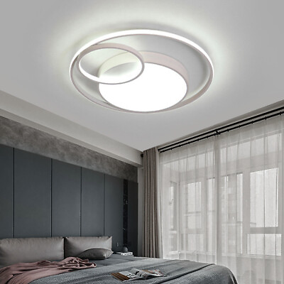 #ad Modern Acrylic Ceiling Lights LED Lamp Bedroom Living Room Chandelier Light 55W $55.00