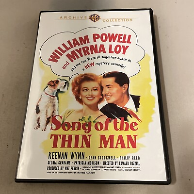 #ad Song of the Thin Man 1947 DVD 2017 WB Archive Collection $9.95