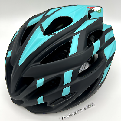 #ad BIANCHI Helmet SHABLI 2 SH Celeste Black Bicycle Cycling Bike X PLOD Italy Made $259.00