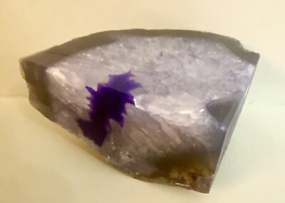 #ad Purple Crystal Quartz Brazilian Geode Large Polished 2 Pounds $59.99