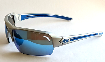 #ad Tifosi Optics Just Sunglasses Silver Blue Clarion Blue Lenses #215 $32.99