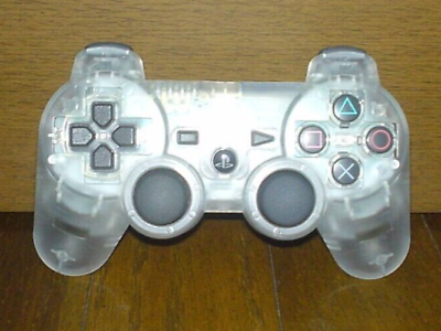 #ad Sony PlayStation 3 Crystal Clear Skeleton Dual Shock3 Controller Japan $134.06