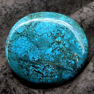 #ad 63.70 Ct Natural Persian Blue Turquoise Cabochon IGL Certified Loose Gemstone $69.99