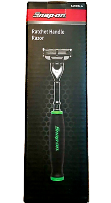 #ad Snap on Tools Razor Soft Grip Ratchet Handle Gillette Blade Shaver RATCRZ G $39.99