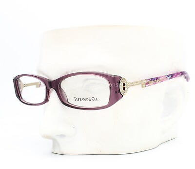 #ad Tiffany amp; Co TF 2047B 8067 Eyeglasses Glasses Crystal Violet w Crystals 52mm $220.00