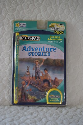 #ad New ActiveMinds ActivePAD Reading Adventures Adventure Stories Book Cartridge $12.00