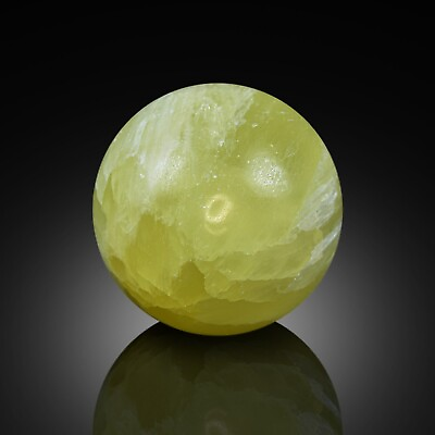 #ad 126 Gram Beautiful Lemon Calcite Sphere From Pakistan $13.00