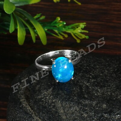 #ad Ethiopian Opal Blue Opal Ring Opal Jewelry Opal Rings For Sale Rg 1295 $30.72