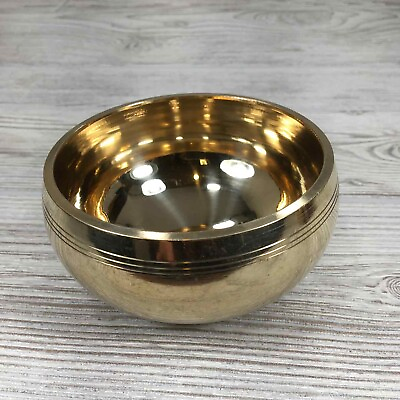 #ad Singing Bowl Brass Polished 3quot; $35.00