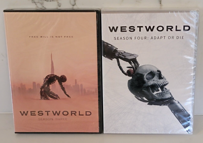 #ad Westworld The Complete Seasons 3 amp; 4 DVD 6 Disc Set Brand New amp; Sealed $16.75