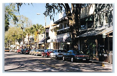 #ad Postcard Park Avenue Winter Park Florida 1990#x27;s T88 $6.97