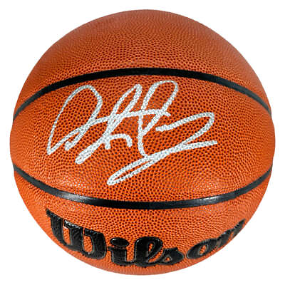 #ad Dennis Rodman Signed Wilson Authentic Series NBA Basketball Silver Ink Beckett $116.95