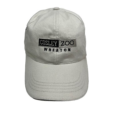 #ad Cosley Zoo Wheaton Baseball Cap Hat Men Head Shots Adjustable Strapback Beige OS $14.62