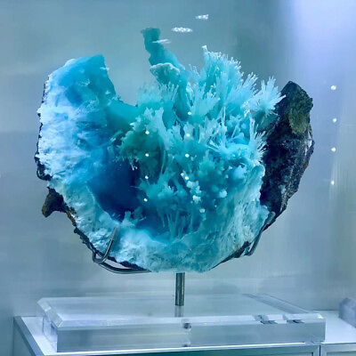 #ad 13.2LB Natural beautiful blue texture stone mineral sample quartz crystal gift $45437.40