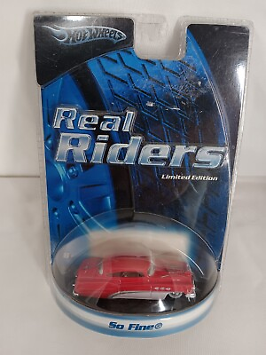 #ad 2005 Hot Wheels Real Riders Red 1951 Buick So Fine Limited Edition 1:64 Scale $19.99