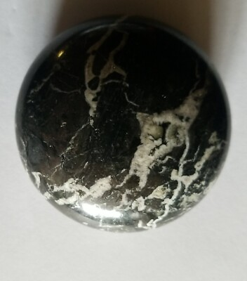 #ad VINTAGE Marbled round stone paper weight $14.00
