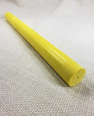#ad Juma Gem Yellow 22mm Dia. x 12quot; Rod For Pens Stems Pipes Knives 1pc $49.19