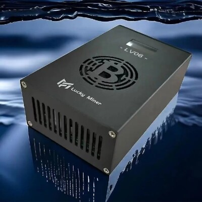 #ad Lucky Miner V6 Bitcoin Miner Hashrate 500G BM1366 Asic Chip BTC Mining SHA256 $155.00