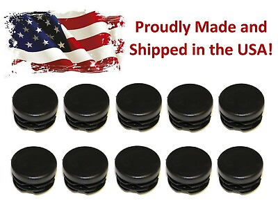 #ad 10 1quot; Round Tubing Plastic Hole Plug End Cap 1 Inch OD Tube Pipe Cover $9.99