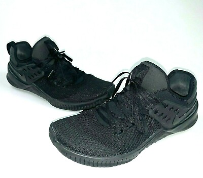 #ad Nike Men’s Sneaker METCON FREE Black Size 10 AH8141003 Comfort Athletic Shoes $39.95
