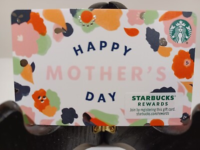 #ad STARBUCKS CARD 2019 quot; HAPPY MOTHER#x27;S DAY quot; A BEAUTY 🌼 GREAT PRICE 🌼 BRAND NEW $1.95