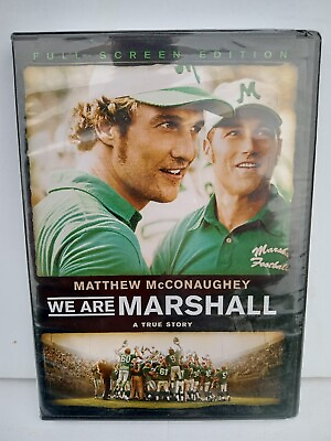 #ad We Are Marshall DVD 2007 Full Frame New Sealed Matthew McConaughey Matthew Fox $4.00
