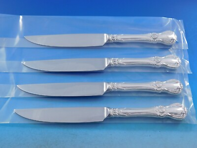 #ad Old Master by Towle Sterling Silver Steak Knife Set 4pc HHWS Custom Made 8 1 2quot; $289.00