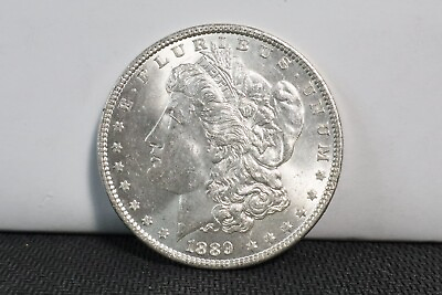 #ad 1889 Morgan Silver Dollar $90.90