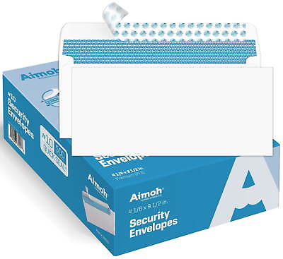 #ad #10 Security Letter Envelopes Self Seal Windowless 500 Count 34010 E $123.99