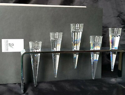 #ad Swarovski Crystal Stalactite Candle Holder #182485 Andree Putman Design STUNNING $499.99