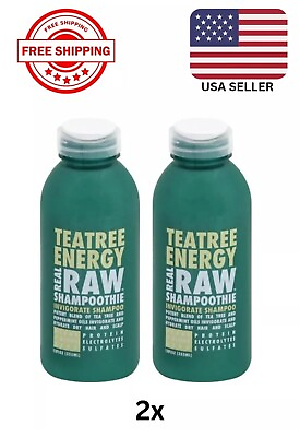 #ad Lot Of 2 Tea Tree Energy Real Raw Shampoothie 12 FL OZ Each Dry Hair amp; Scalp $24.55