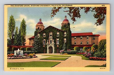 #ad Palo Alto CA California Stanford University Stanford Union Vintage Postcard $6.99