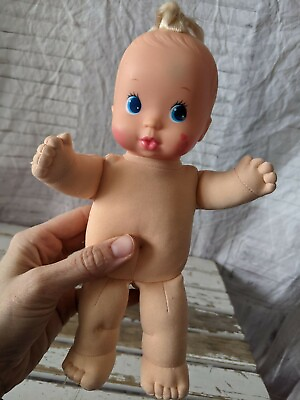 #ad Mattel 1992 ponytail baby mini doll magic nursery ? $7.75