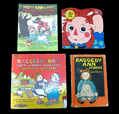#ad RAGGEDY ANN amp; ANDY Lot of 4 Books Vintage Illustrated Children#x27;s Kids Stories $9.95