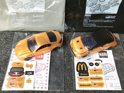 #ad Tomica TOYOTA GR COROLLA GOLD amp; GR 86 Set 2024 McDonald Happy Meal Toy Mini Car $39.99