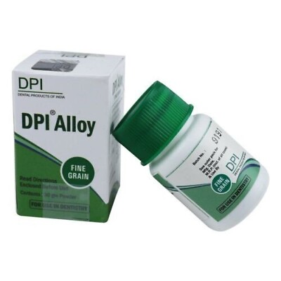 #ad #ad DPI Silver Amalgam Fine Grain Dental Filling Alloy 30 gms Bottle Fast Ship $44.99