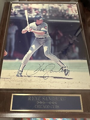 #ad ryan sandberg autograph baseball Photo And Frame. $25.00