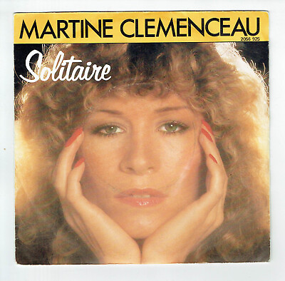 #ad Martine Clemenceau Vinyl 45 RPM 7 quot; Solitaire Duffle Polydor 2056925 $3.36