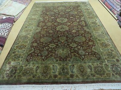 #ad 6#x27; X 9#x27; Handmade India Floral Oriental Wool Rug Carpet Tea Wash Red Hand Knotted $874.30
