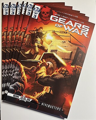 #ad Dealer Lot of 6 copies of Gears of War Hivebusters 3 Droal RI Variant 2019 IDW $15.99