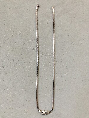 #ad Vintage Tiffany amp; Co Sterling Silver Necklace 18” 12.2g $150.00