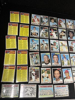 #ad 1970 Vintage Topps Baseball Lot Of 80 Cards $135.00